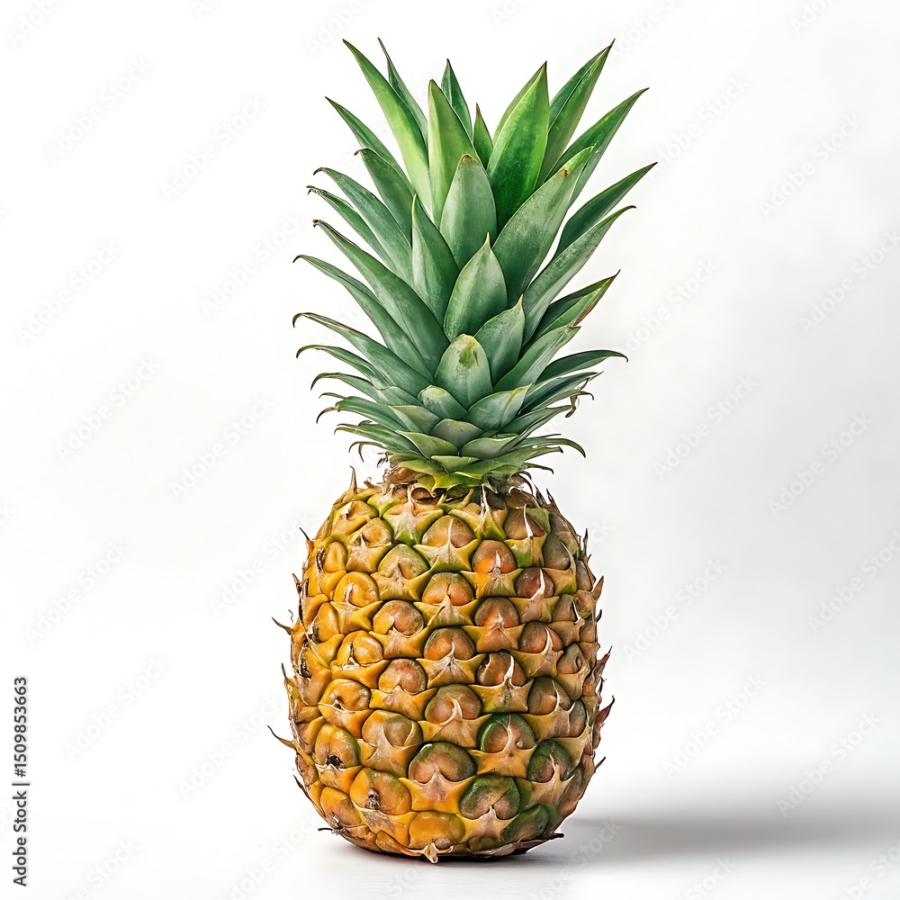 Fototapeta premium pineapple on white background