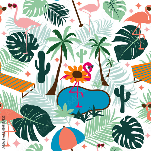 Palm Springs Repeat Pattern 3