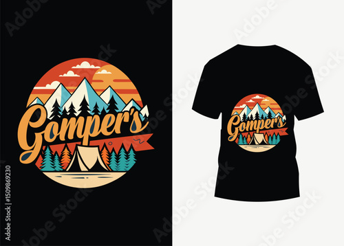 Vintage fashion food typography poster concept for t-shirt design template