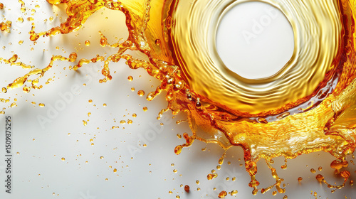 Splash of olive or engine oil arranged in circle.jpeg