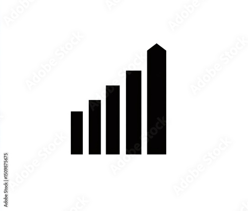 Growing graph icon Free Download Growing graph icon - GFXLoad