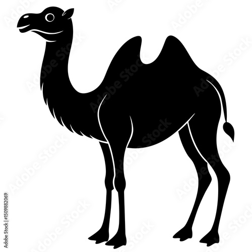 Camel Silhouette – Desert Animal Illustration