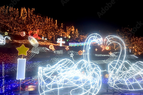 イルミネーション　広島　備北丘陵公園