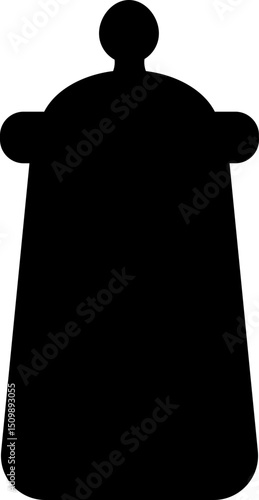 nipple baby bottle element silhouette illustration.svg