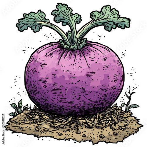 Kohlrabi isolated 