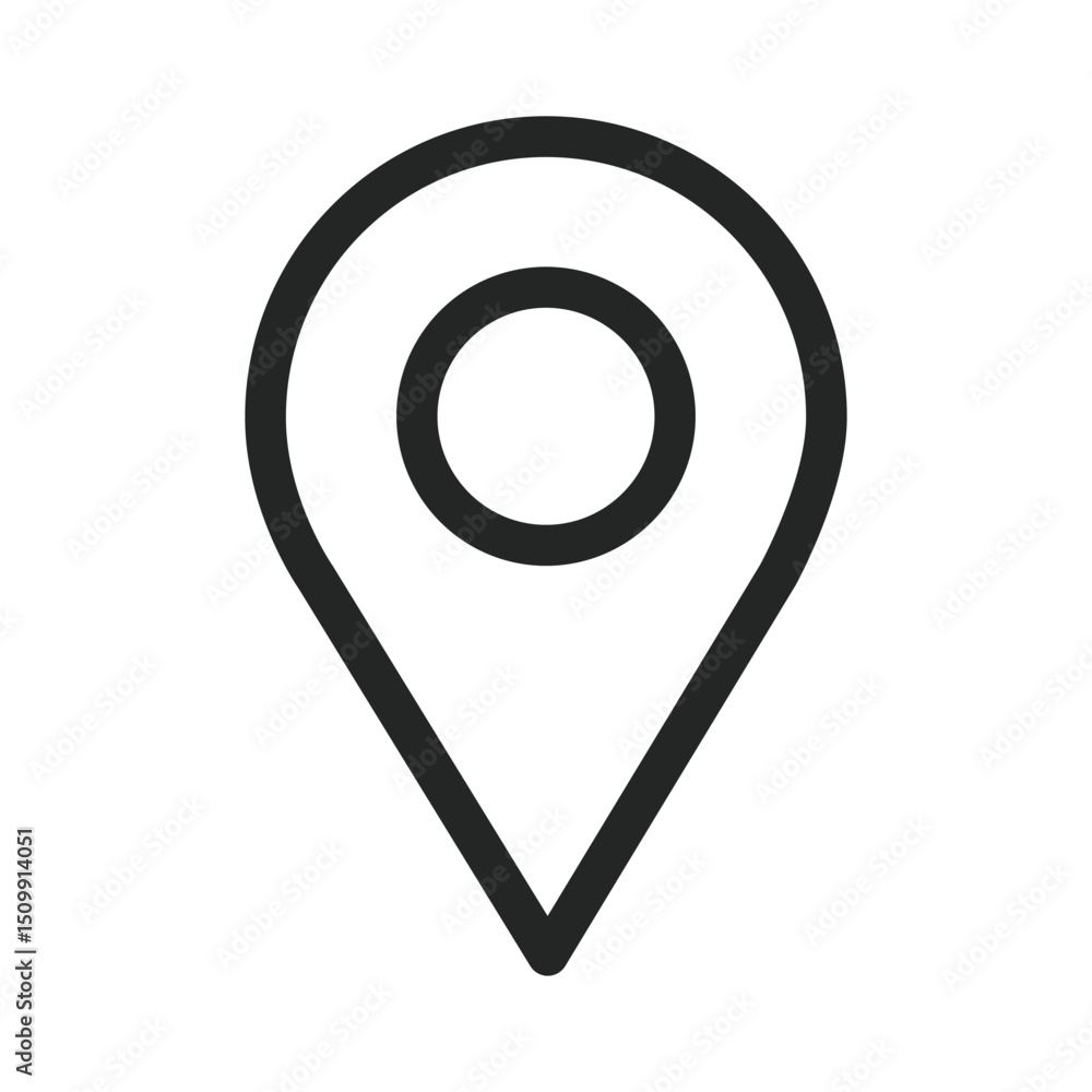 Map location pin line icon vector illustration PNG Map location pin line icon vector illustration PNG