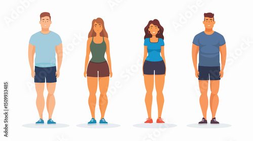 BMI Chart: Medical & Fitness Body Mass Index Guide. Visual aid for weight management, health, and   