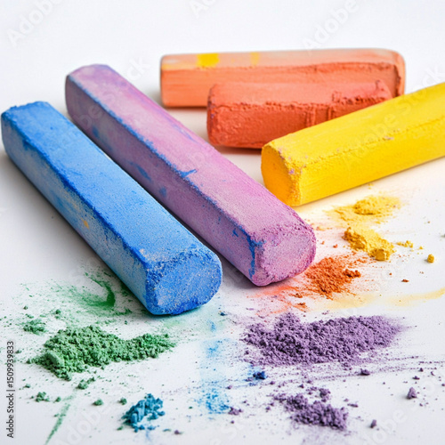 colored chalk