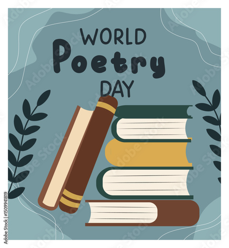 World Poetry Day Illustration Set-01