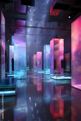 Immersive holographic retail display
