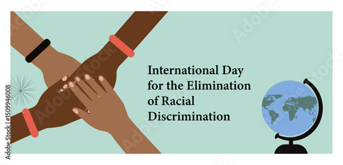 International Day Against Racial Discrimination Vector Set-02