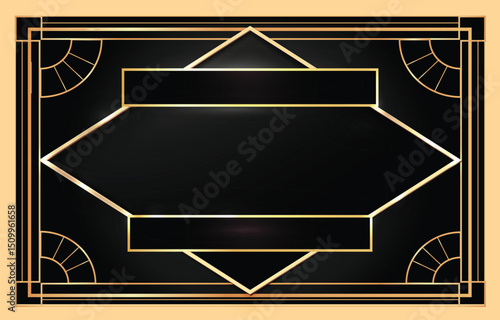 art deco background