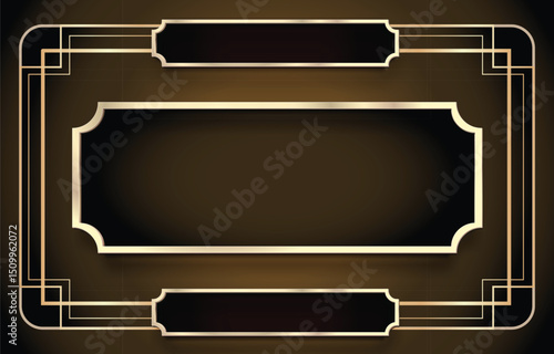 art deco frame