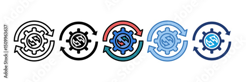 Optimization Icon Element For Design