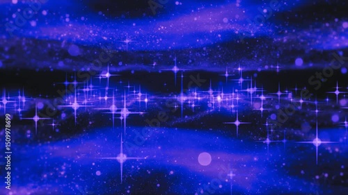 abstract blue background with particles