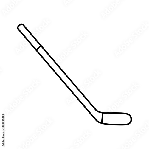 Hockey stick icon vector. Ice hockey stick illustration sign. Ice hockey symbol or logo.