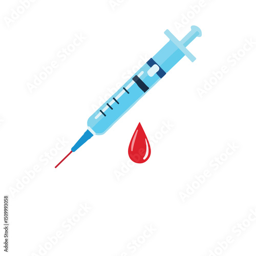 Flat Blood Injection 