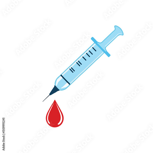 Flat Blood Injection Vector