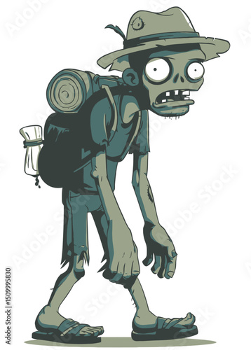 A wandering Zombie Drifter with no destination,