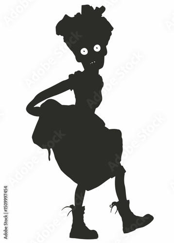 Zombie Fashion Designer - A zombie creating cursed haute couture.