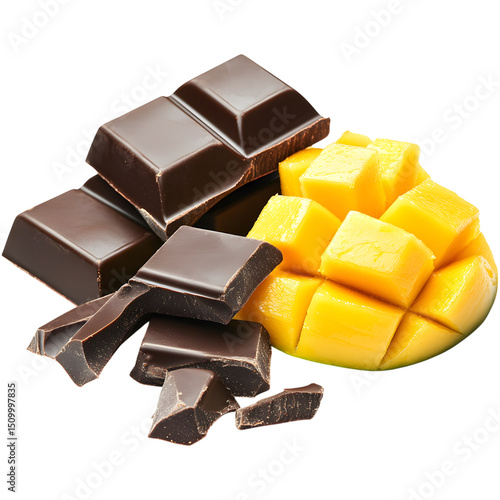 chocolate and mango