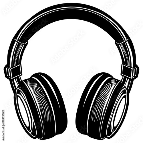 headphones isolated on a white background