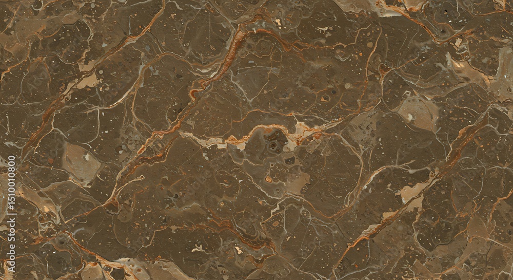 Obraz premium Detailed Brown Marble Texture Pattern Surface