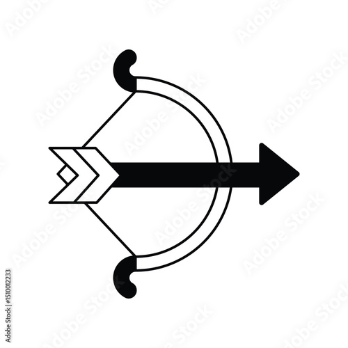 marshmallow glyph outline icon with white background vector stock illustration