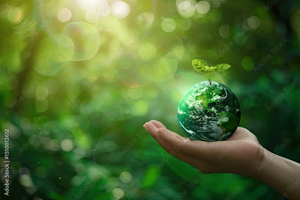 Vibrant Color Picture of EcoFriendly Building with Tree for Reducing Heat and Co2 Vibrant Color Picture of EcoFriendly Building with Tree for Reducing Heat and Co2
