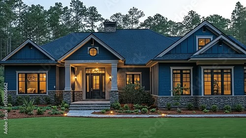 Suburban Dream: Multiple Views of a Beautifully Designed Modern American House