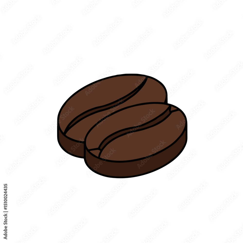 Two coffee beans Two coffee beans