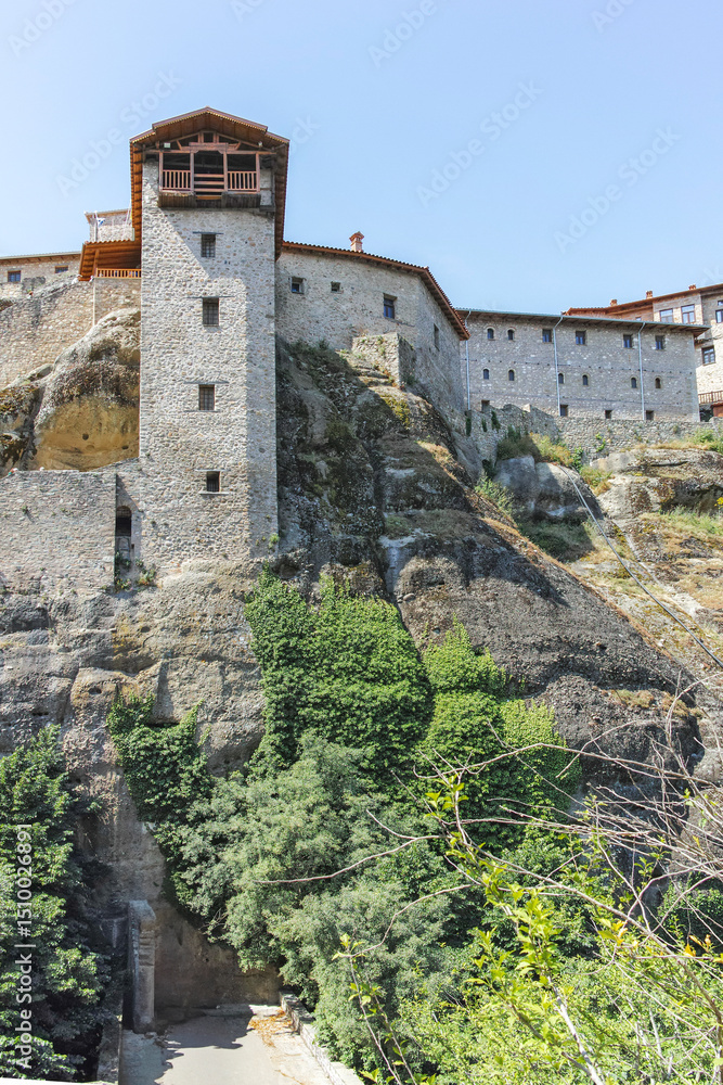Fototapeta premium Panoramic view of Meteora Monasteries, Greece