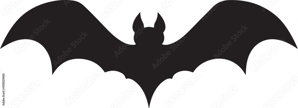Fototapeta premium Black Bat Silhouette Bundle
