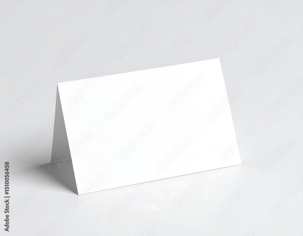 Blank white card Blank white card