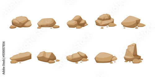 Flat Rocks Illustration