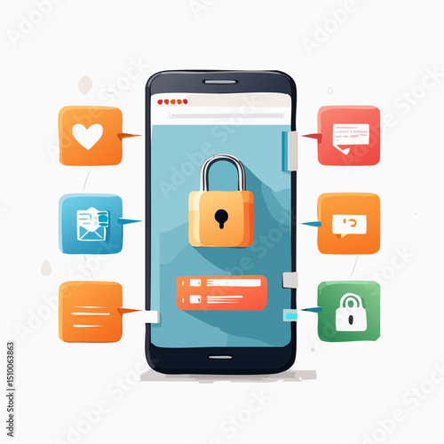 Secure Mobile App Enhanced Privacy & Data Protection with App Lock and Notifications