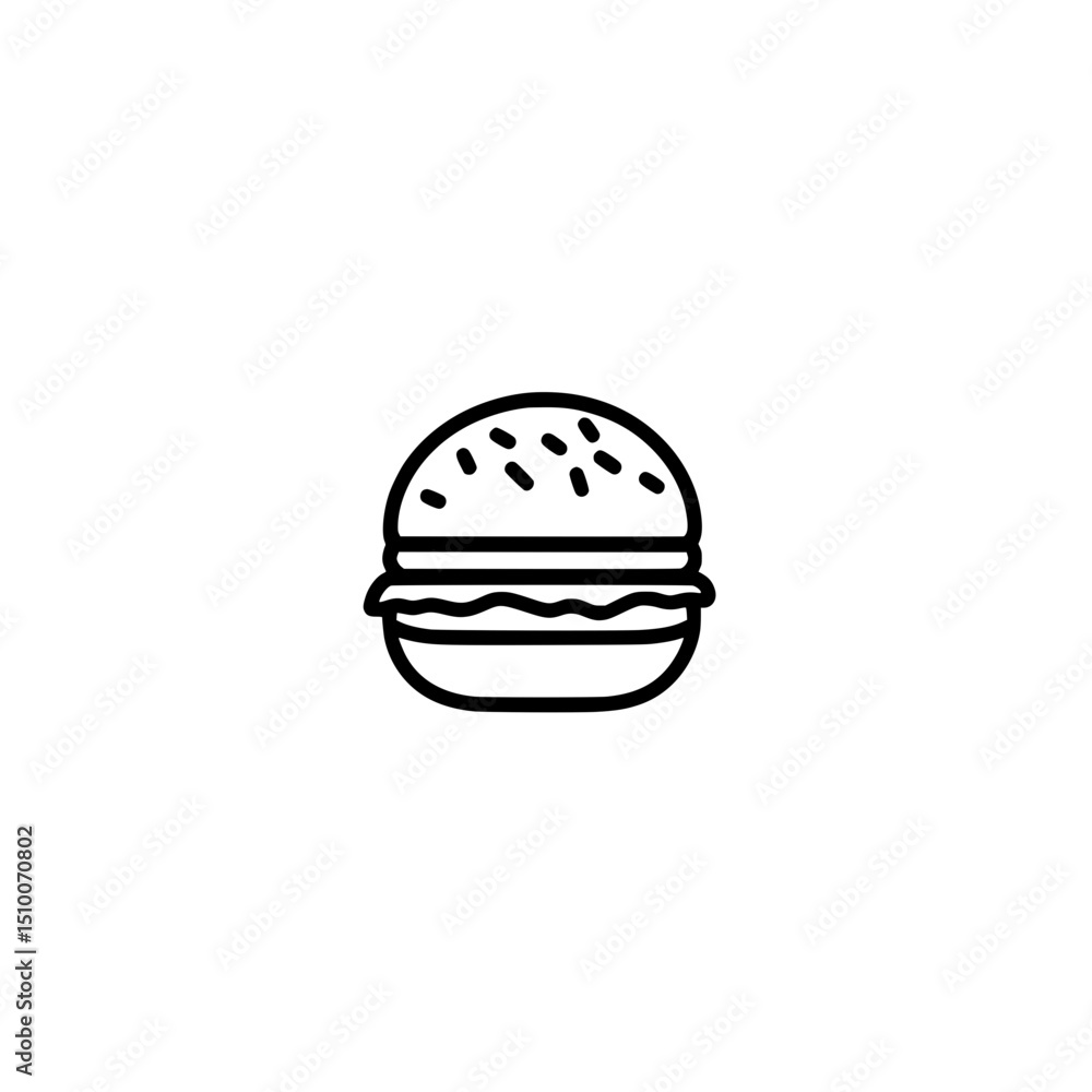 Fototapeta premium Burger Icon