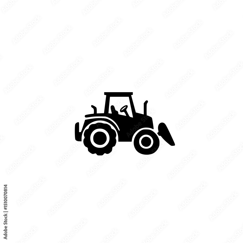 Obraz premium Vector Illustration of Bulldozer Icon