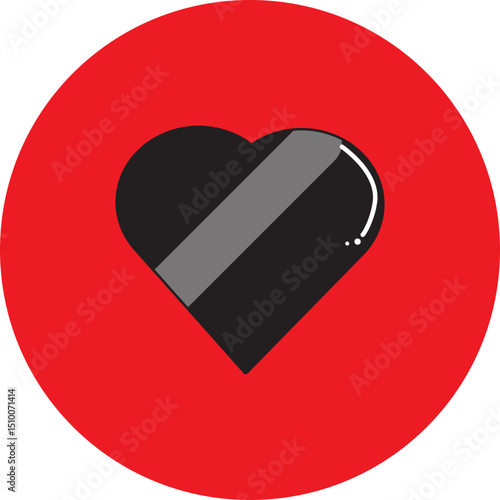 love icon and vector