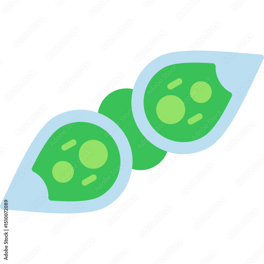 Obraz premium Pleurotaenium Ovatum Icon