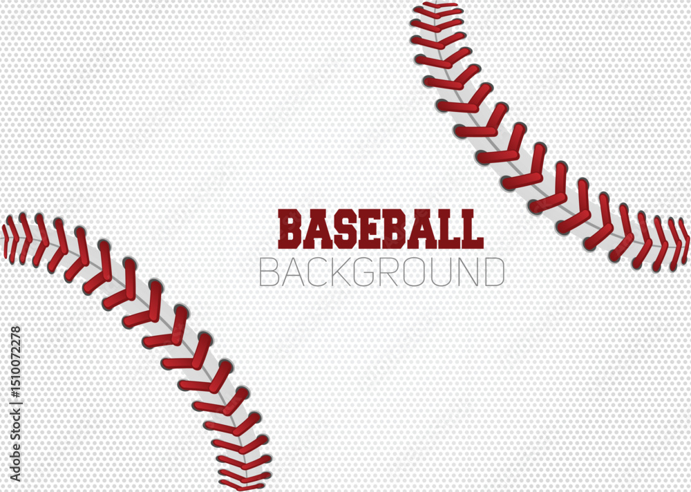 Fototapeta premium BASEBALL BACKGROUND DESIGN VECTOR