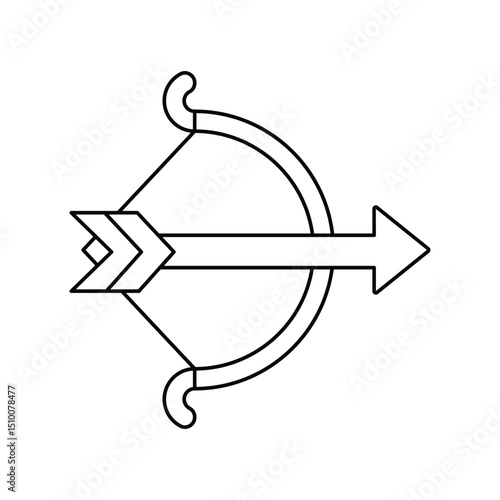 marshmallow lineal icon with white background vector stock illustration