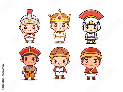 cute roman cartoon