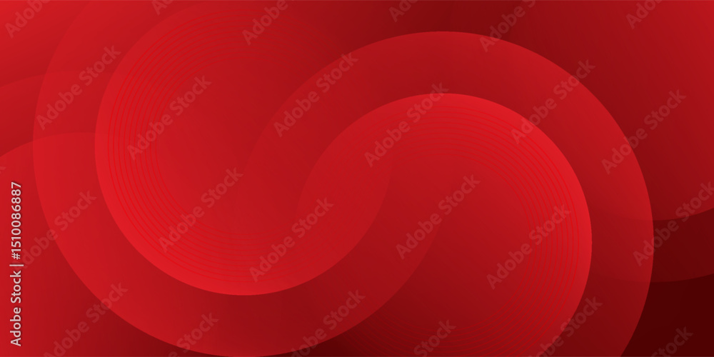 Obraz premium Red abstract background. Dynamic shapes composition. Eps10 vector