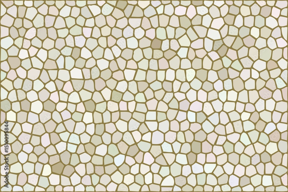 Naklejka premium Light Olive Green Pebble Stone Pattern