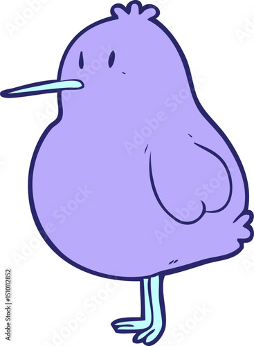 cute cartoon kiwi bird