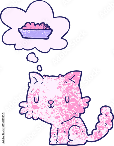 hungry cat cartoon