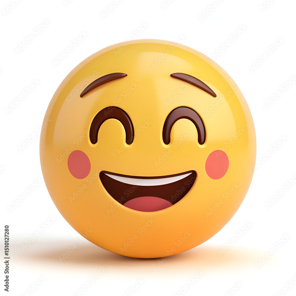 Fototapeta premium 3d smiley face