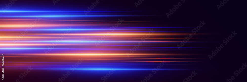 Modern futuristic lines of light speed and movement. Modern futuristic lines of light speed and movement.