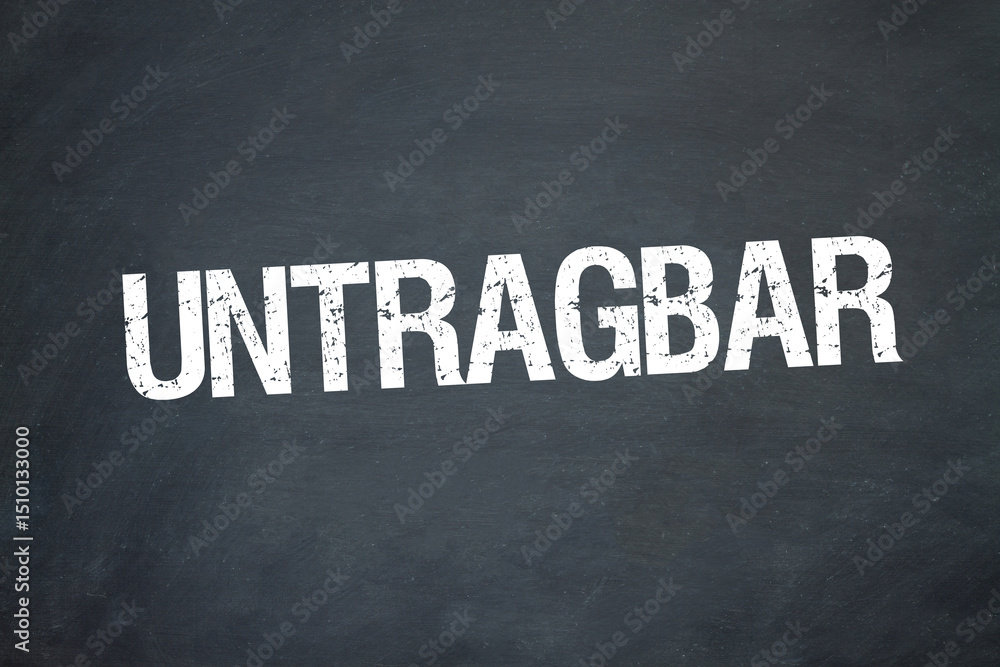 Obraz premium untragbar 